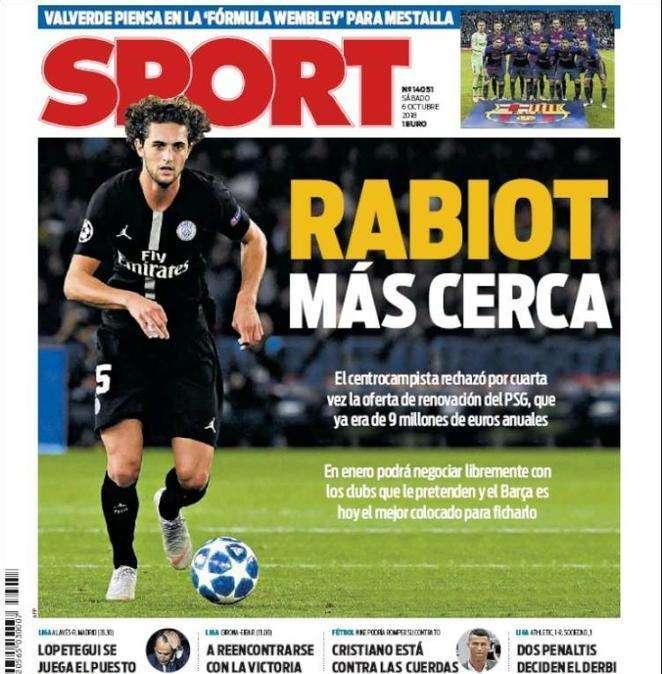 Sport - Rabiot vicino al Barcellona 