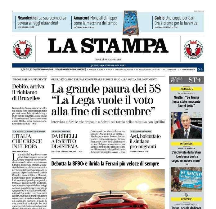 La Stampa - Mister Europa 
