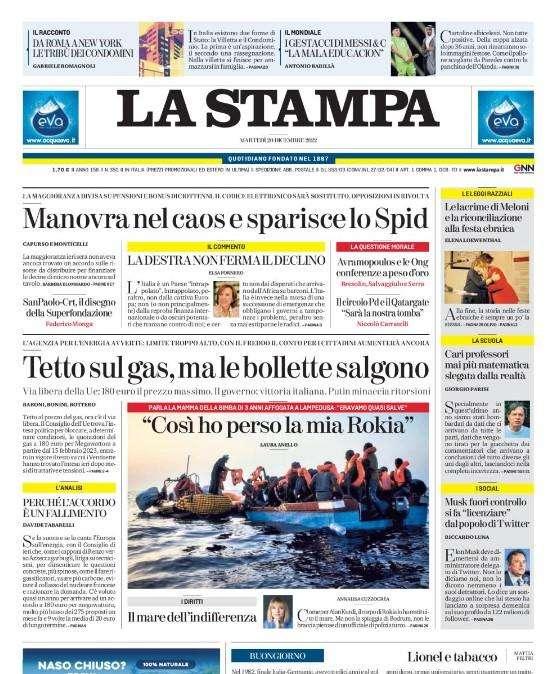 La Stampa - La Mala Educacion