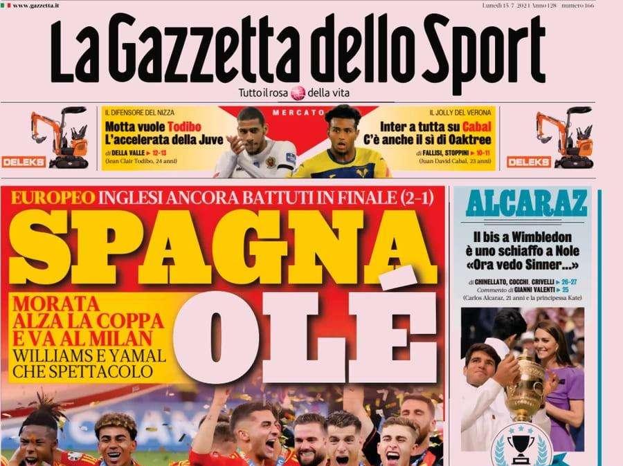Gazzetta - Motta vuole Todibo, Inter tutto su Cabal