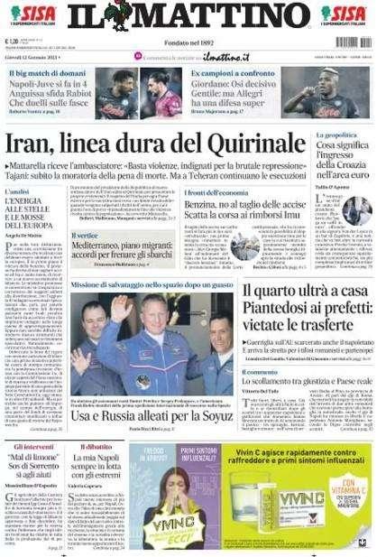 Il Mattino - Napoli-Juve si fa in 4