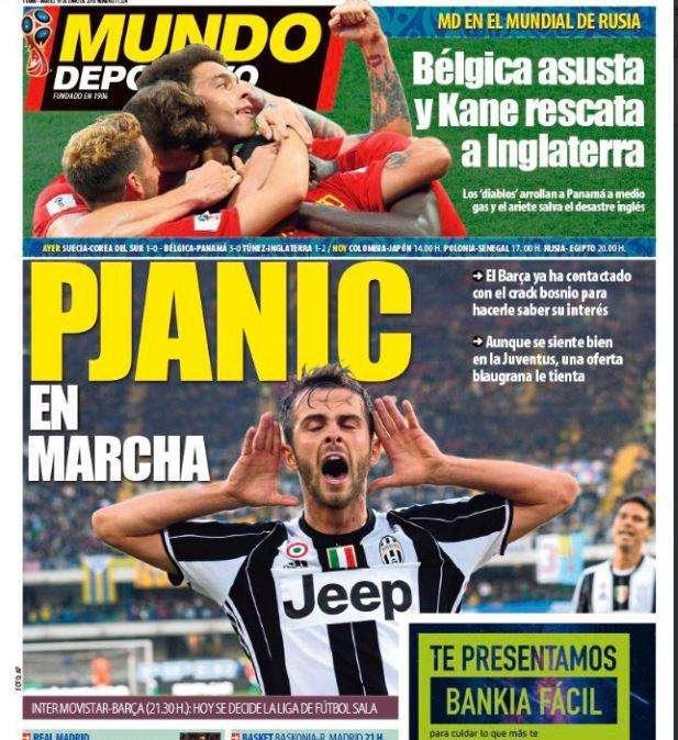 Mundo Deportivo - Pjanic si muove