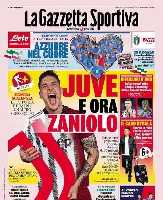 Gazzetta - E ora Zaniolo 