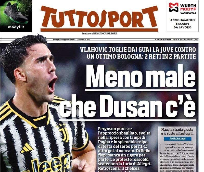 Tuttosport - Meno male che Dusan c’è 