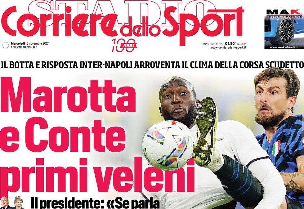 Corsport - Marotta e Conte, primi veleni