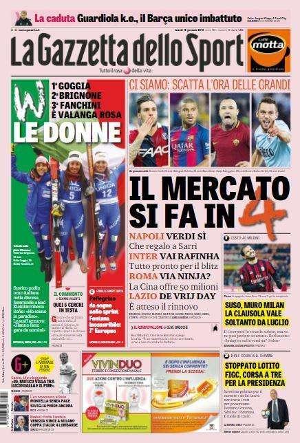 Gazzetta - Il mercato si fa in quattro 