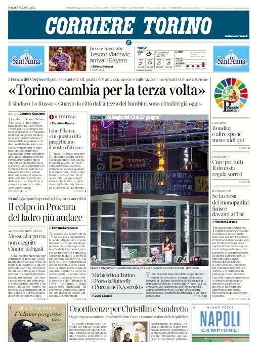 Corriere di Torino - Dv9, c’è il Bayern 