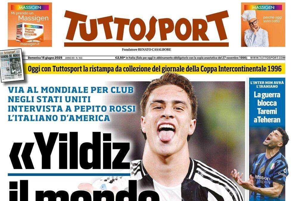 Tuttosport- Yildiz, il mondo ti guarda 