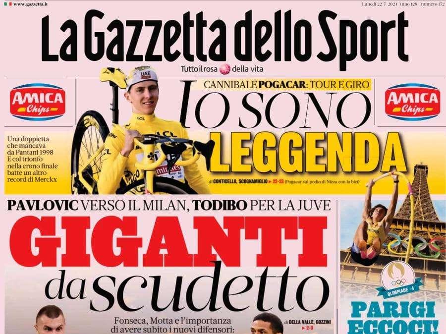 Gazzetta - Giganti da scudetto