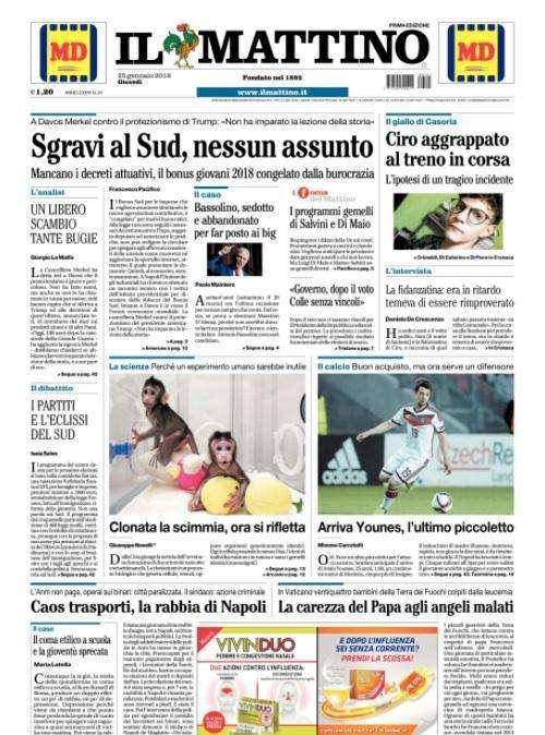 Il Mattino - Napoli, arriva Younes