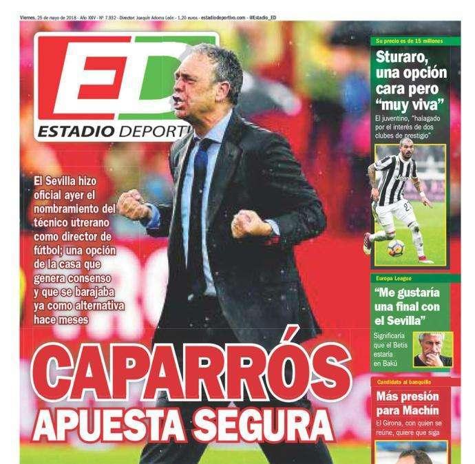Estadio Deportivo - Betis, Sturaro un'opzione costosa ma "molto viva"