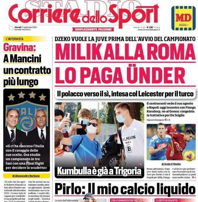 Corsport - Milik verso la Roma, lo paga Under.