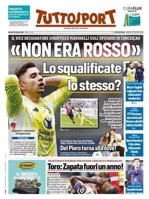 Tuttosport- Non era da rosso, lo squalificate lo stesso?