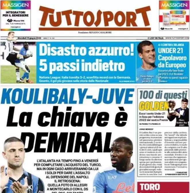 Tuttosport - Koulibaly-Juve, la chiave e’ Demiral