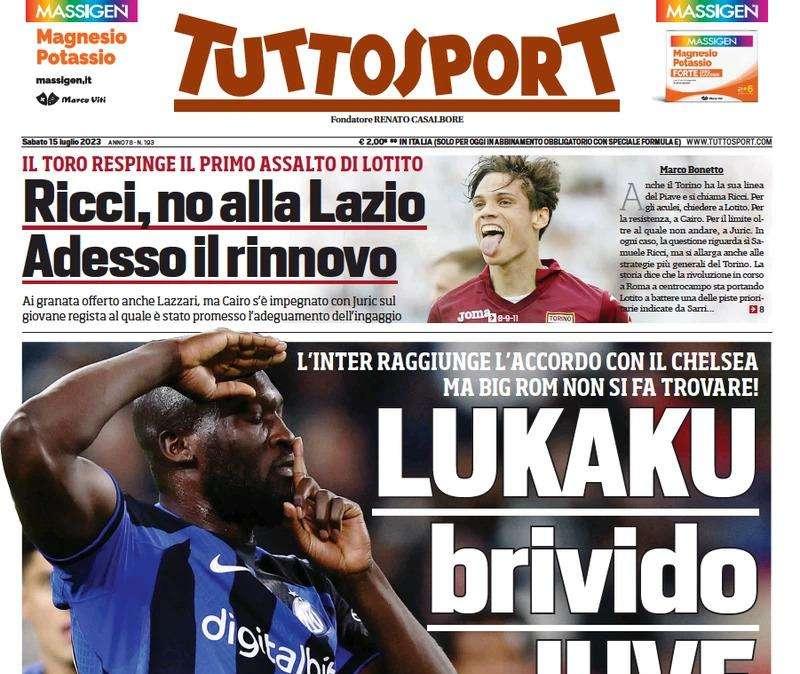 Tuttosport - Lukaku, brivido Juve, Arthur piace alla Fiorentina 