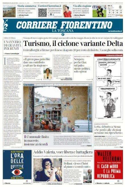 Corriere Fiorentino - Applausi a Vlahovic