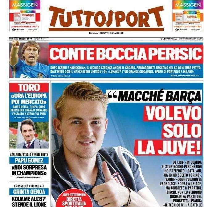 Tuttosport - "Macchè Barça, volevo solo la Juve!"