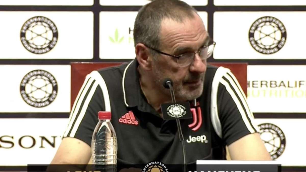 SARRI: "Presto per fare bilanci. Ronaldo? Era molto affaticato"
