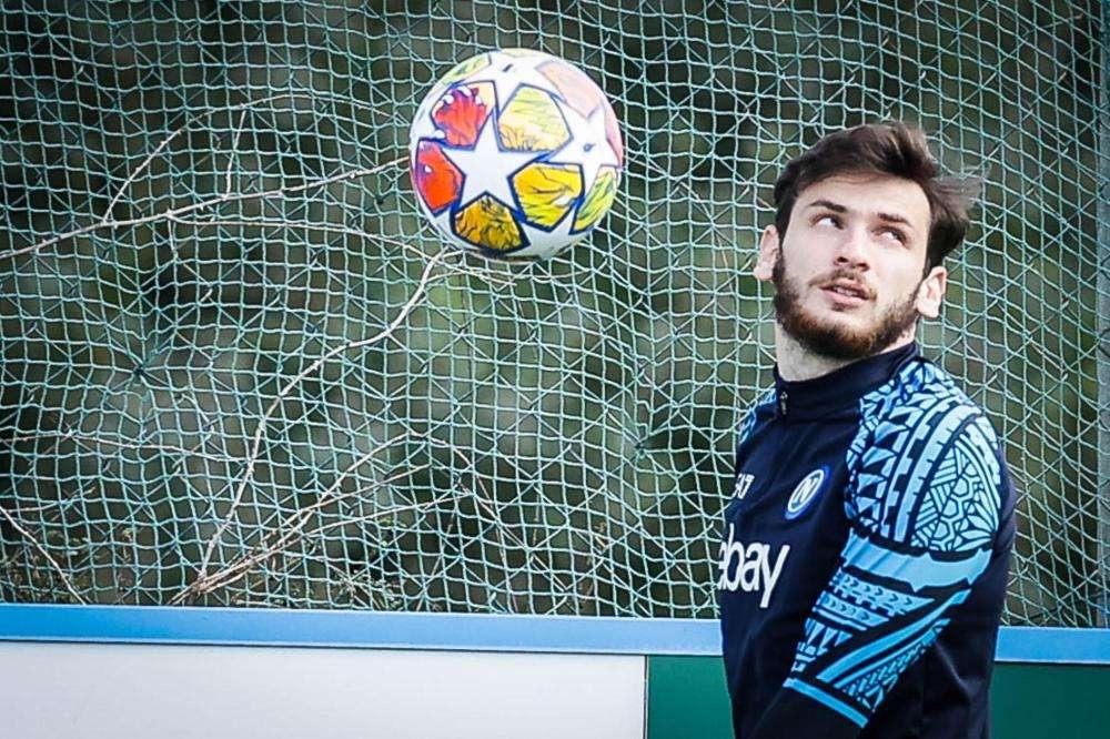 Napoli, contrattura all'adduttore per Kvaratskhelia: è in dubbio per sabato
