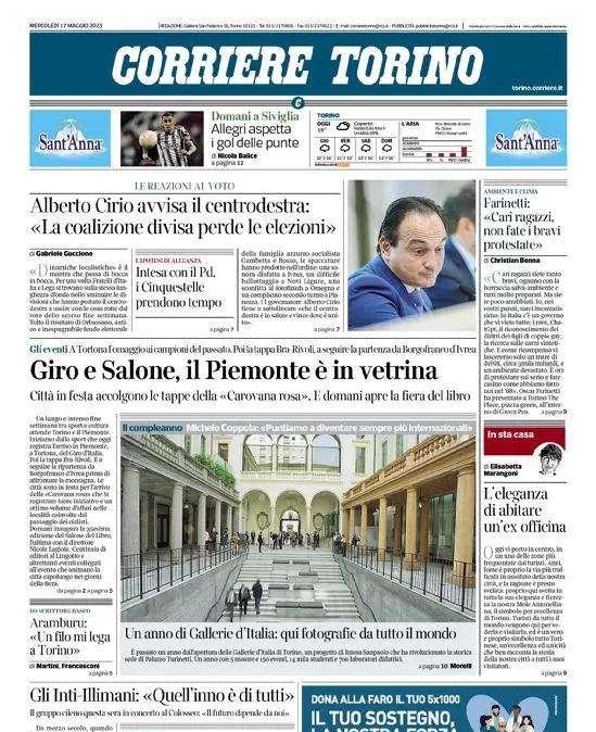 Corriere di Torino - La Juve all’attacco