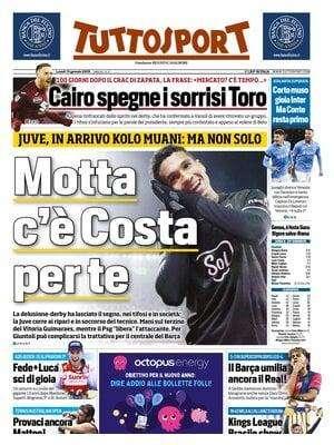 Tuttosport- Motta, c’è Costa per te 