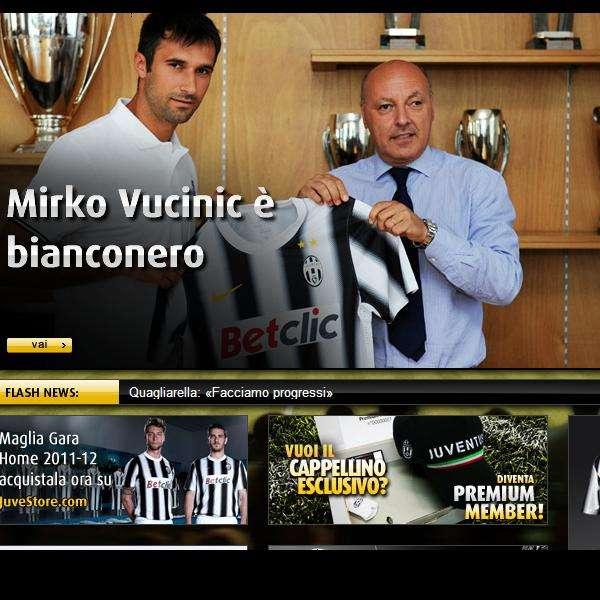 VUCINIC, conferenza integrale: "Il campo dirà se sono un top player. E' una Juve fatta per vincere". MAROTTA: "Mercato? Porte aperte sia in entrata che in uscita"