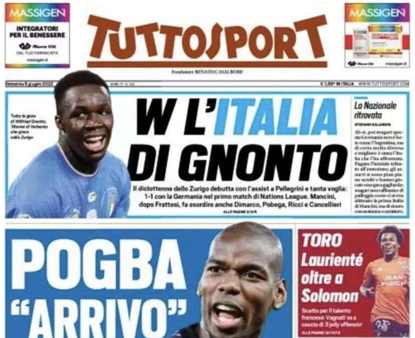 Tuttosport - C’è Pogba 
