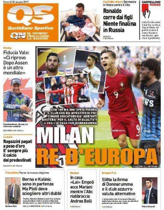 QS - Milan re d'Europa