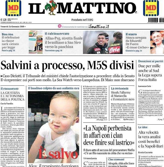 Il Mattino - Allan, stretta finale