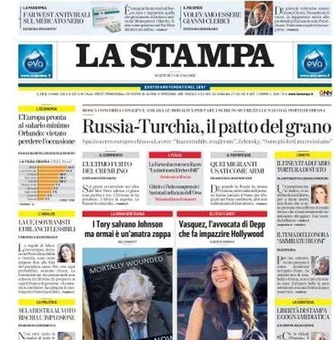 La Stampa -Prove d’attacco 