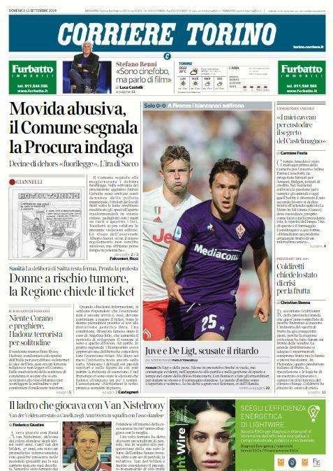 Corriere di Torino - Juve e De Ligt scusate il ritardo