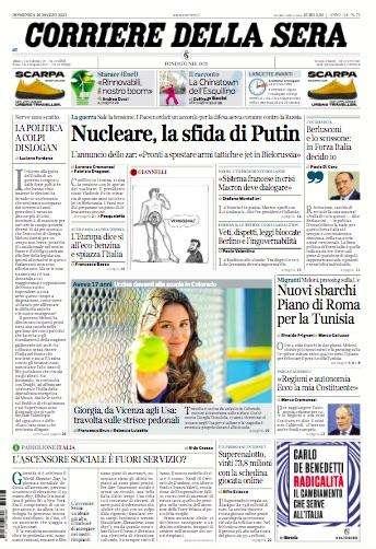 Corsera - Italia nuova ed aggressiva 