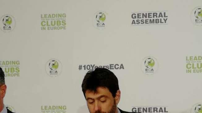 Agnelli all'ECA: "Sì al Var anche in Europa. Dobbiamo tutelare i calciatori"