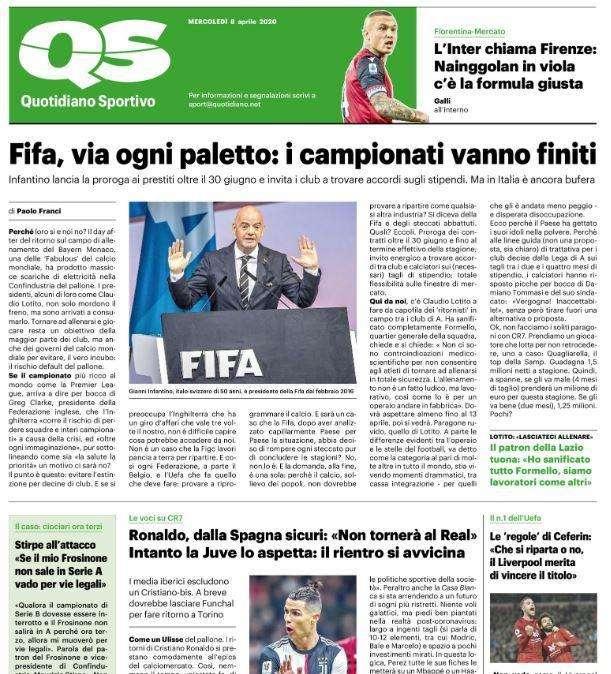 QS  - Fifa, via ogni paletto! 