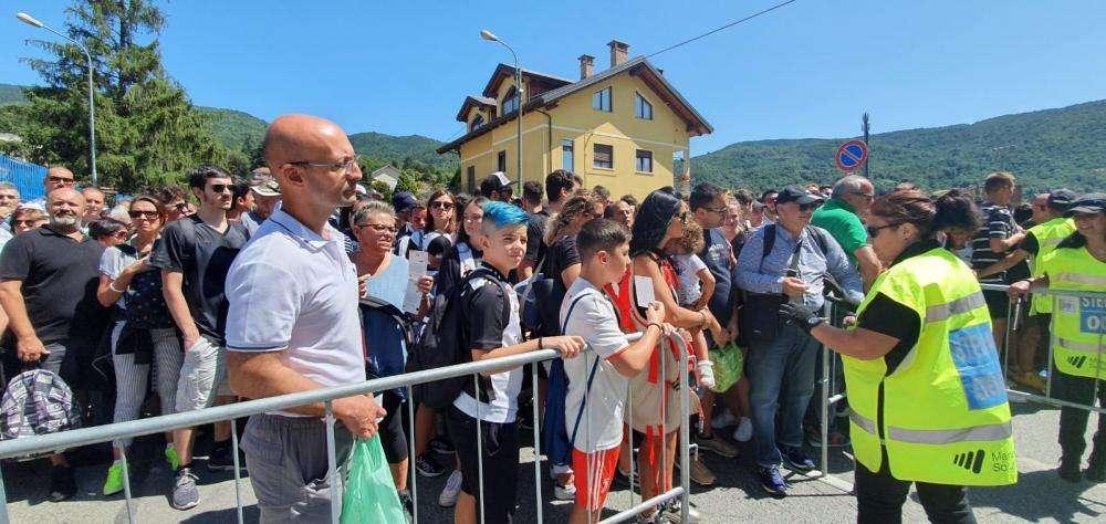Bellissima accoglienza per Sarri a Villar Perosa