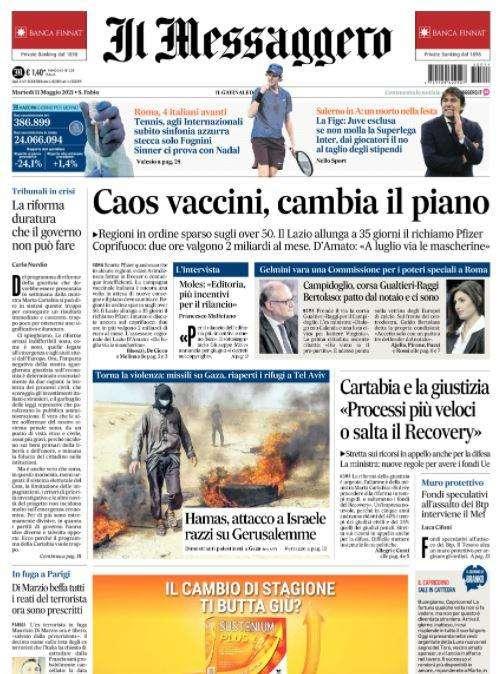 Il Messaggero - Inter no ai tagli 