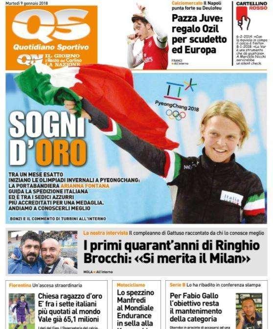 Qs - Pazza Juve, regalo Ozil