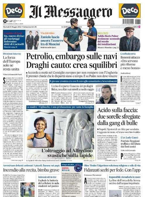 Il Messaggero - Ira Mancini su Zaniolo 