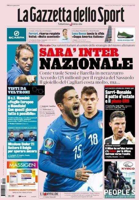 Gazzetta - Conte vuole un’Inter-Nazionale