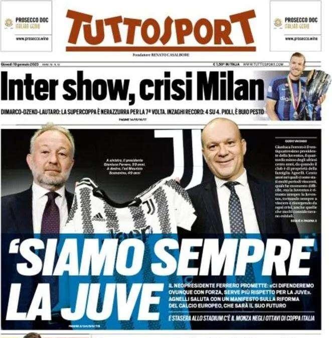 Tuttosport - "Siamo sempre la Juve"