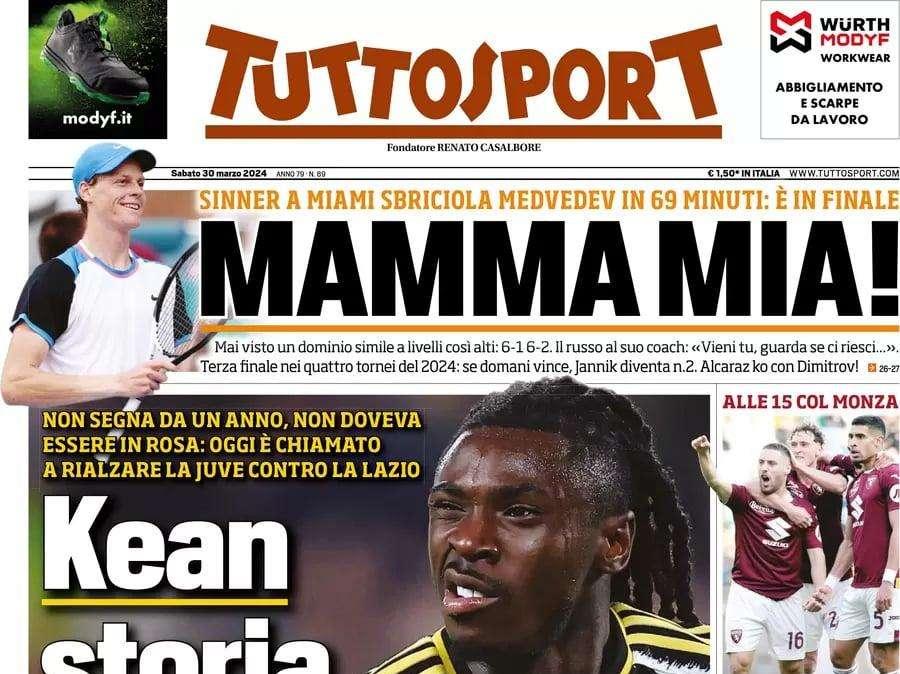 Tuttosport - Kean, storia assurda 