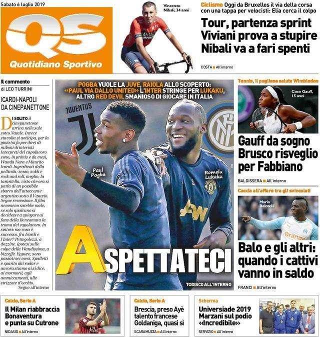 QS - Lukaku e Pogba, aspettateci
