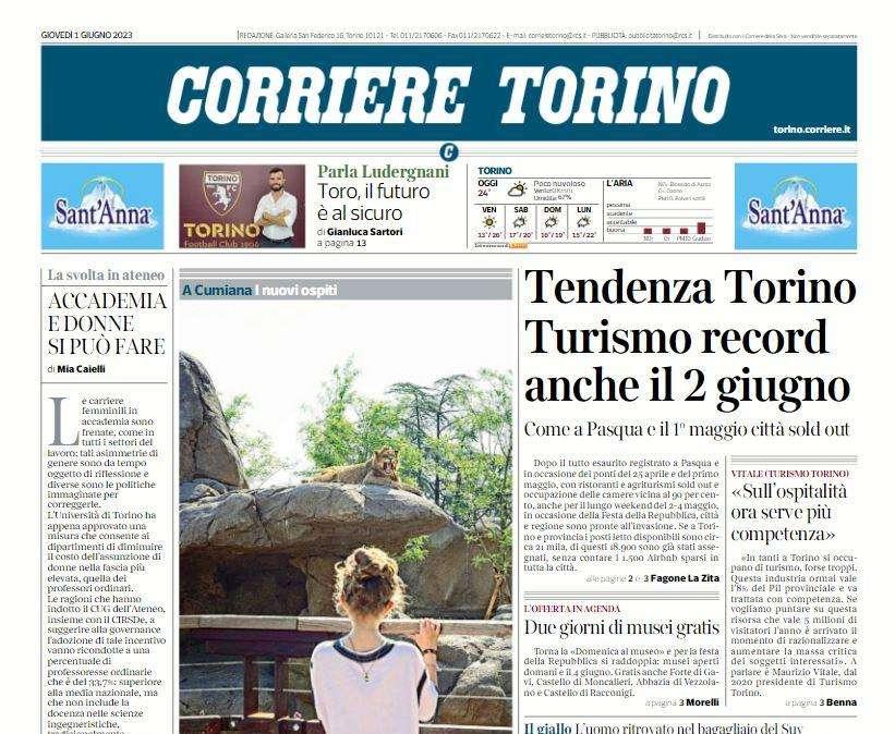 Corriere di Torino - Max, doppia missione 