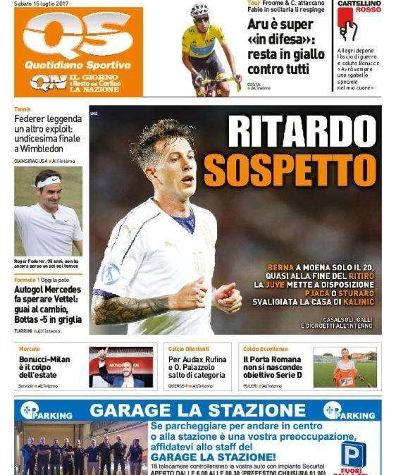 La Nazione - Ritardo sospetto  
