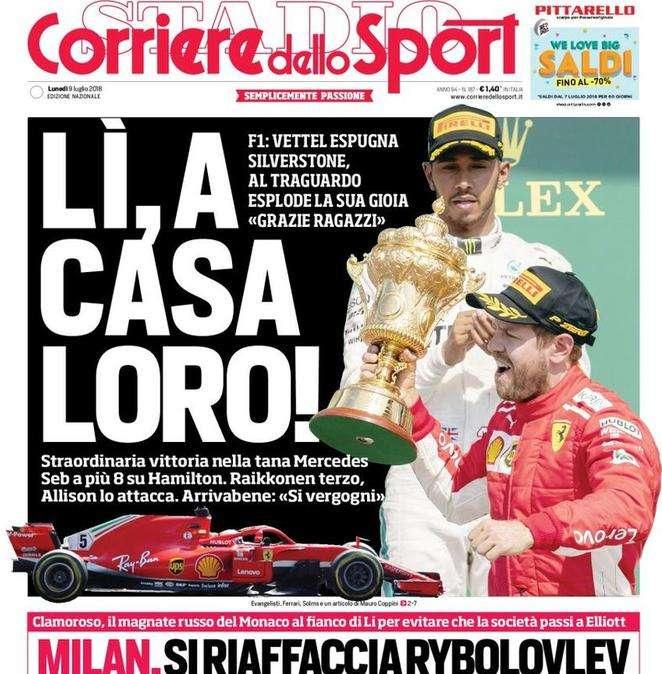  Rassegna stampa  - Le prime pagine dei giornali di oggi