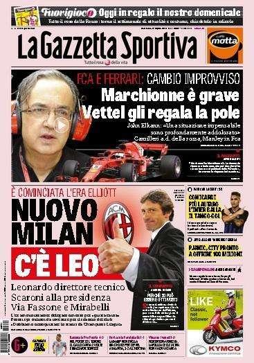  Rassegna stampa  - Le prime pagine dei giornali di oggi