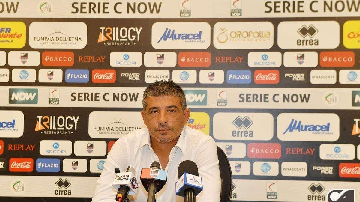Catania, Tabbiani:"Il Latina squadra aggressiva e competitiva"