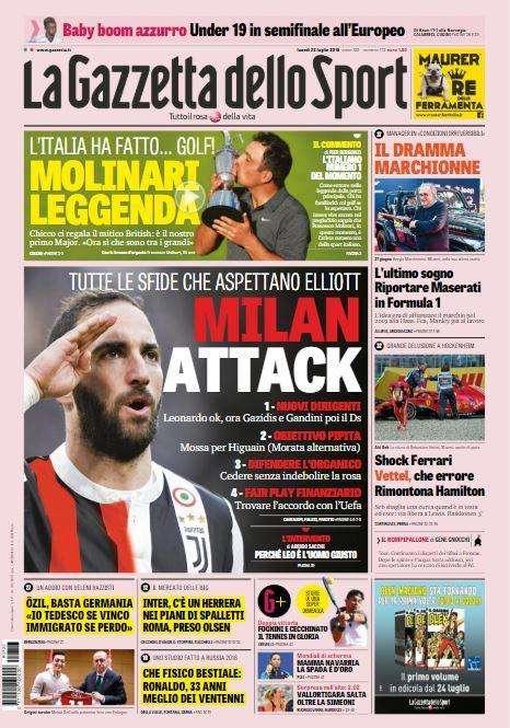 Rassegna stampa - Le prime pagine dei giornali di oggi