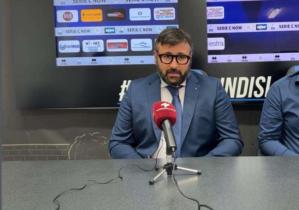 Pres Brindisi: "Un mese fa abbiamo preso a schiaffi il Latina, ora non siamo brocchi"