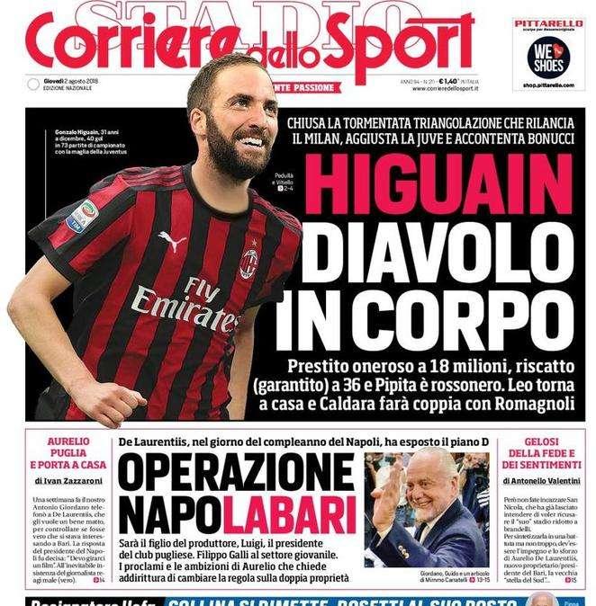  Rassegna stampa  - Le prime pagine dei giornali di oggi